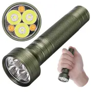 Astrolux® ST06 6*LED 2800LM Super Bright Tactical Flashlight with 3000K 6500K Dual Color Temperature, Powered by 21700 L