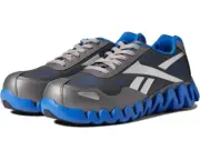 Reebok Work Zig Pulse RB318 Women's US 10.5 Gray Blue Composite Toe Shoes FZP137