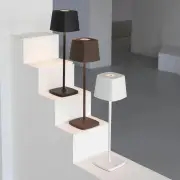 ANYHOUZ Hotel Lightning Rechargeable Lamp White Home Decor Lamparas Modernas Touch Sensor Light Table lamp IP54 Waterproof Pro Table Lamps