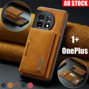 For OnePlus 11 12 9RT Ace Nord N20 Case Wallet Magnetic Detachable Phone Cover