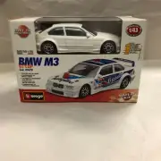 Burago Mark Martin #6 Valvoline BMW M3 GT Cup Metal Kit 1:43