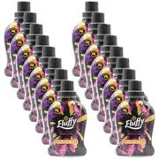 16x Fluffy Fabric Softener Temptations Spice Allure Scented Gentle Care 500ml