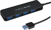 ORFOFE USB Hub 4-Port USB 3.0 Hub for Laptop USB Splitter Computer Accessory Black 25cm