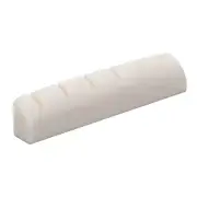 6 String Left handed Bone Guitar Nut for Acoustic folk Guitar 43 x 6 x 9-8.5mm