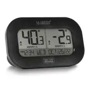 Black Magnetic Digital Dual Temperature Station with Date and Clock