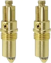 JINXM 2pcs Basin Pop Up Clack Slotted Plug Bolt Assembly Basin Pop Up Click Clack Plug Bolt Replacement Assembly Screw for Most Sink Bath Tub Basin Drain Stopper