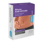 AEROSCAR Silicone Scar Patch 7.4 x 4.4cm Box/10