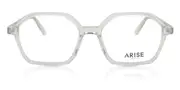 Square Full Rim Plastic Men's Glasses Black, Size 52 - Lenses Included - Private Health Rebate - Blue Light Block Available - Arise Collective