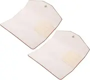 2pcs Lash Tweezer Storage Case Pu Tweezer Case for Eyelash Extensions Portable Travel Organizer Spacious Design Meticulous Craftsmanship