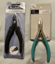 Lot of 2 - Bead Landing Side Cutter, And Beadalon Split Ring Plier. NEW