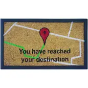 Solemate Rubber-Coir Destination 40x70cm Outdoor Doormat Non-Slip Rectangle