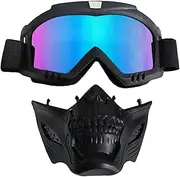 Motorcycle Riding Goggles Anti Fog Riding Goggles Warm Motorcycle Goggles ATV Motocross Goggles Dirt Riding Goggles Airsoft Goggles Anti-Fog Motorcycle Goggles Warm Anti-Fog Goggles Dirt Goggles