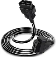 tunghey OBD-II OBD2 16 Pin Auto Car Male to Female Extension Cable Diagnostic Extender Cord Adapter (0.5M)