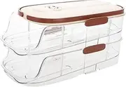 TEHAUX Egg Dispenser Organizer for Refrigerator Space Saving Side Storage Egg Holder Multi Occasion Fridge Easy for Kitchen Use Reliable and Reusable Storage