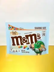 ⚫️ New Exclusive Sharing Size M&Ms Crunchy Cookie Chocolate Flavored Bag 7.40oz
