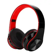 Headset Bluetooth Headset Wireless Bass Heavy Cell Phone Computer Headset - Red