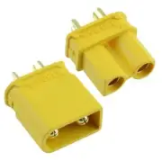 AMASS Male Female XT30U Gold Plated RC Connector 15A