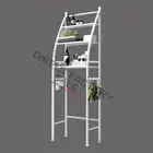 Bathroom 3 Layers Rack Over Toilet Laundry Washing Machine Storage Shelves Hook