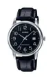 Casio Men's Analog MTP-V002L-1B Black Leather Band Casual Watch