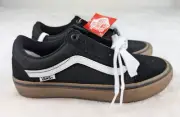 Vans Old Skool Pro Shoes Mens 6 Black White Gum Skater Shoes Ultra Cush NWT