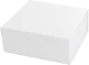 AcbbMNS 3Pcs White Gift Boxes with Magnetic Closure Lids 33x25x12cm Large Collapsible Gift Packaging Decorative Box Luxury Sturdy Bridesmaid Groomsmen Proposal Box