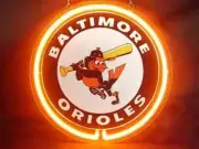 Baltimore Orioles Baseball Acrylic Neon Lamp Sign 12"x12" Bar Shop Garage EM