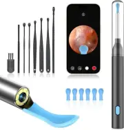Ear Wax Removal Tool with 1080P Camera - FDA Eligible Ear Cleaning Kit 8pc