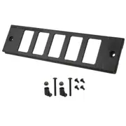RAM-FP2-S5-0830-1450 :: RAM Tough-Box™ 2" Faceplate with Five Switch Ports