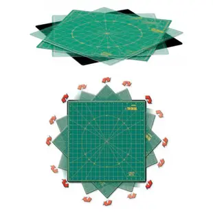 耀您館★日本製OLFA可360度旋轉47x47公分切割墊板美工墊RM-17S桌墊裁切墊版切布墊模型墊工作墊工藝墊子切割板