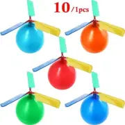 Balloons Helicopter Inflatable Games Outdoor Balloons Ruffle Lot 10 Pieces