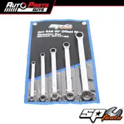 SP Tools Double Ring Spanner Set - 40° Offset - SAE - 5pc | SP10185