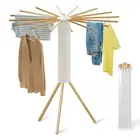 Cylinder Tripod Drying Rack for Clothes | Standing Octopus Dryer Rack for Ind...