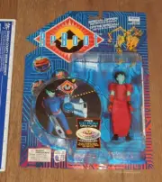 RARE 1996 IRWIN TOYS REBOOT TALENT NIGHT DOT ACTION FIGURE & CD ROM, NOS, SEALED