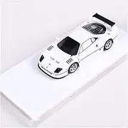 Scale Finished Model Car 1:64 Scale for Ferrari F40 Limited Edition Resin Casting Car Model Simulation Miniature Vehicle Collection Die-cast Vehicle(White)