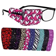 10 Pcs Eye Patches for Adult Left Right Eye, Eyepatch for Glasses, Mixed