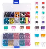 AIMALL 100 Standard Blade Auto Car Assorted Fuses Assortment Kits Sets 2A-35A with Box for Auto, Truck, and Vehicle Electrical Protection