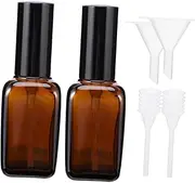 OATIPHO Set of Ml Travel Spray Bottles Funnel Dropper Leakproof Glass Bottles for Cosmetics Perfume