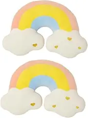 STOBAZA Pcs Throw Pillow Cover Rainbow Cloud Pillow European Pillowcase for Living Room
