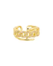 Juvell Plated CZ Ring