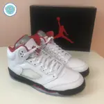 全新AIR JORDAN 5 FIRE RED 限量 白紅黑 流川楓 喬丹 五代 籃球潮鞋 440888-102