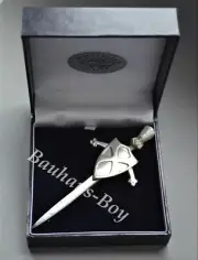 Pewtermill KILT PIN PEWTER SALTIRE SHIELD THISTLE CLAYMORE MADE IN SCOTLAND MENS