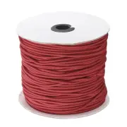 Elastic Cord Stretch String 0.1 Inch 328 Feet Red Rope for Craft Camping