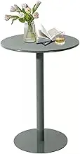 Bar Table High Top Table Metal Round Bistro Pub Table for Indoor & Outdoor, Cocktail Drink Table Coffee Counter Table Dining Desk for Kitchen, Sofa Side/end Table