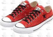 Converse Chuck 70 Ox X Stussy Poppy Red Black Brown White A07664C Sneaker Shoe
