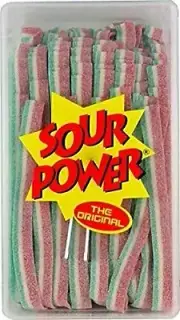 Sour Power Belts, Unwrap Watermelon, Count 150 - Sugar Candy/Grab Varieties &