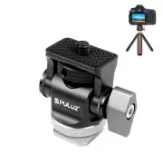 Mini Ball Head w/ 1/4" Hot Shoe Mount Adapter for Tripods Camcorder Light Stand