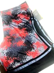 Men's Shorts Bottoms Size 3XL 48/50 And1 Red Black Pockets Drawstring Summer