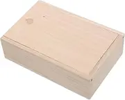 Kisangel Wooden Bait Box - Small Fishing Bait Storage Box Portable Fishing Accessories Fishing Lures Decor for Fresh Bait Storage for Anglers