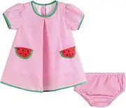 [Lil Cactus] Baby and Girls Dress and Panty Cover Set
