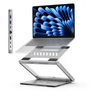 Laptop Docking Station Stand 4K@60Hz for MacBook Pro/Air, Dell/HP/Surface/Len...